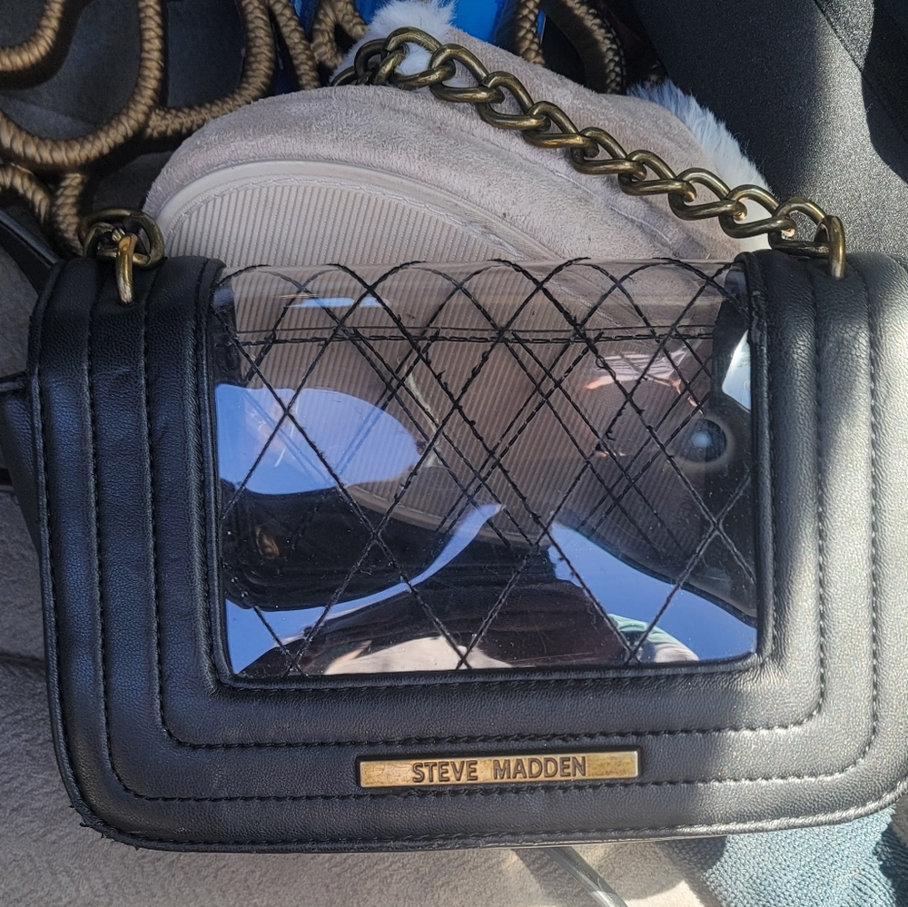 Steve Madden transparent cross body